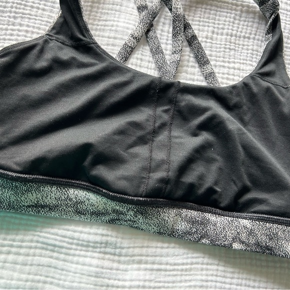 EUC-Lululemon/Energy Bra/Sports/Yoga/B-C Cups/Gray Black/Women 6/Medium Support - Picture 6 of 9